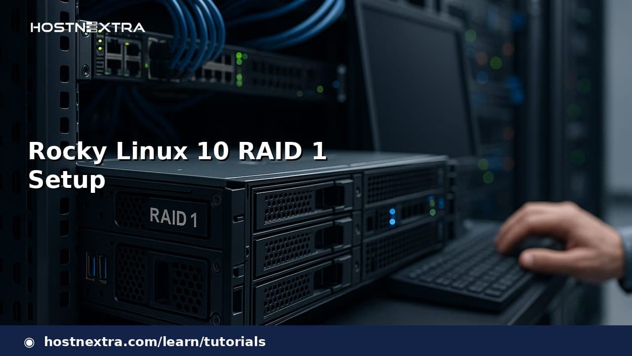 Rocky Linux 10 RAID 1 Setup