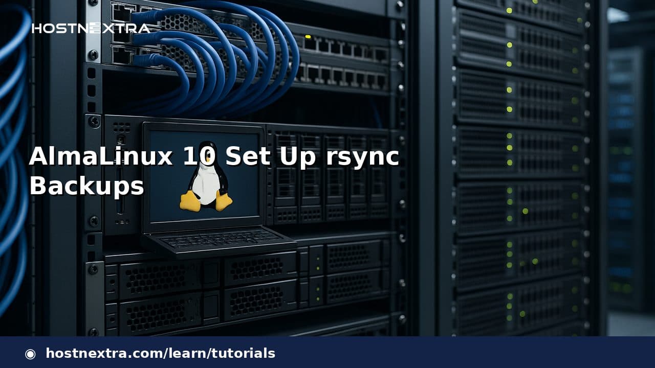 AlmaLinux 10 Set Up rsync Backups