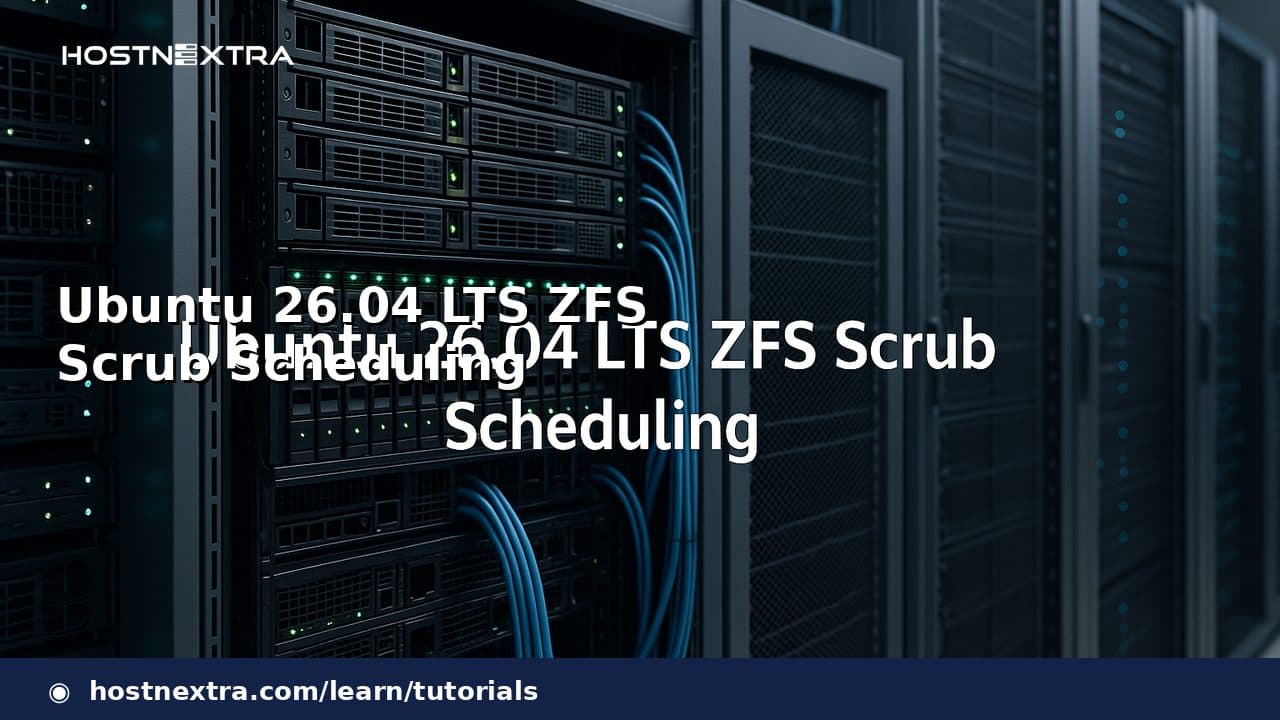 Ubuntu 26.04 LTS ZFS Scrub Scheduling