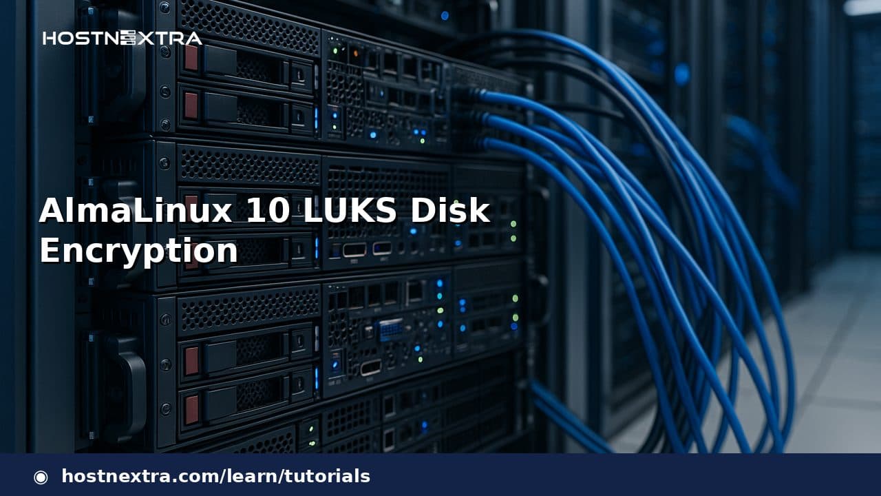 AlmaLinux 10 LUKS Disk Encryption
