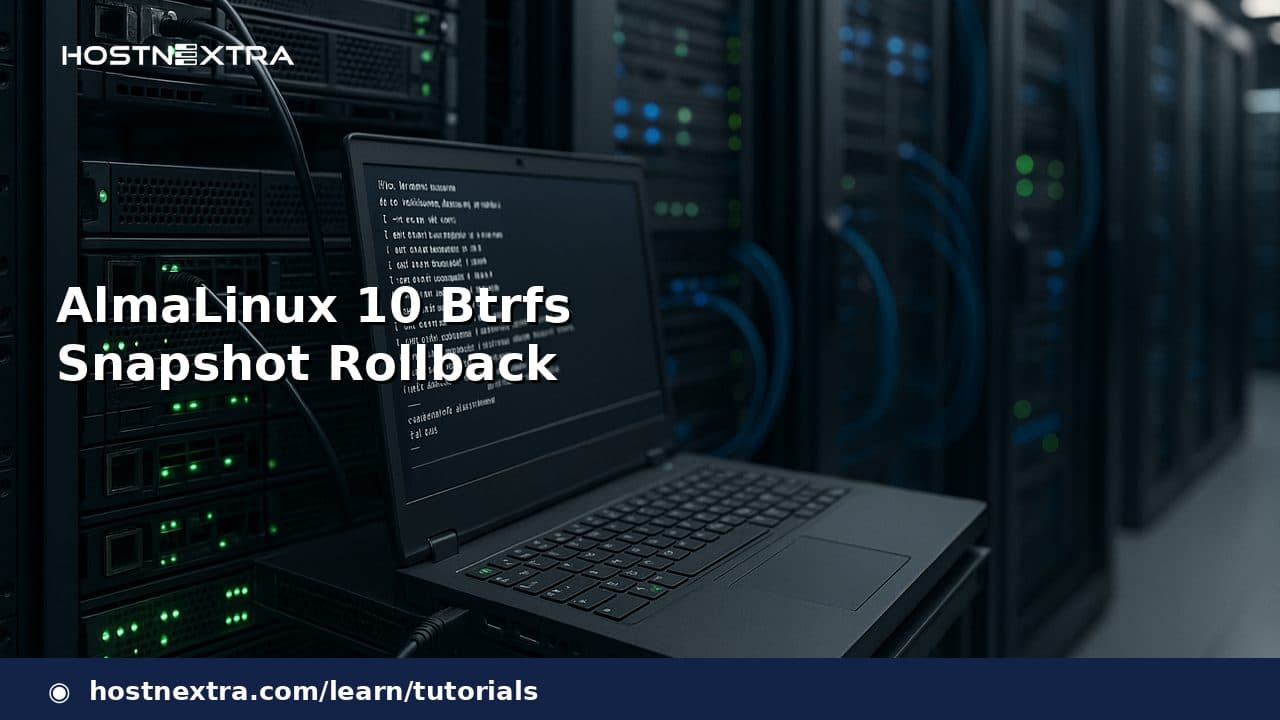 AlmaLinux 10 Btrfs Snapshot Rollback