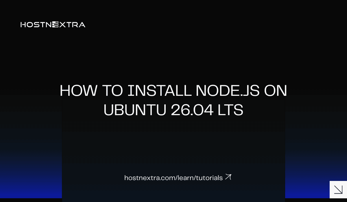 How to Install Node.js on Ubuntu 26.04 LTS