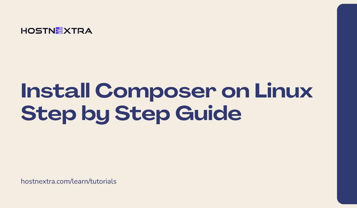 Install Composer on Linux Step by Step Guide