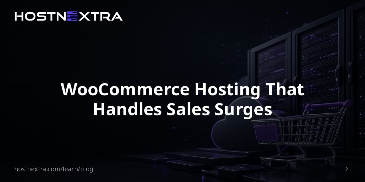 WooCommerce Hosting That Handles Sales Surges